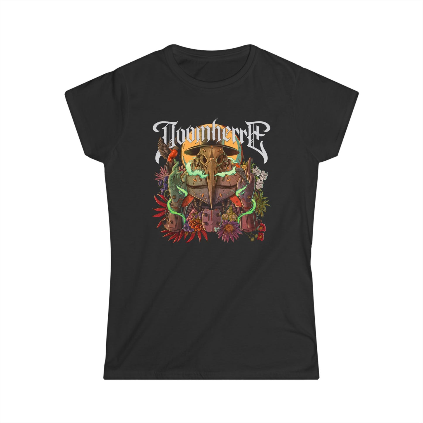Doomherre 'BONEGOAT', Women's Softstyle Tee (Color)