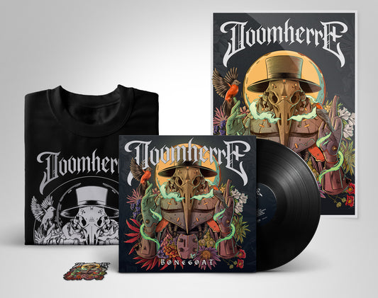 Doomherre 'BONEGOAT' Limited Edition Box Set (Vinyl LP, Exclusive T-shirt, Poster, Sticker)